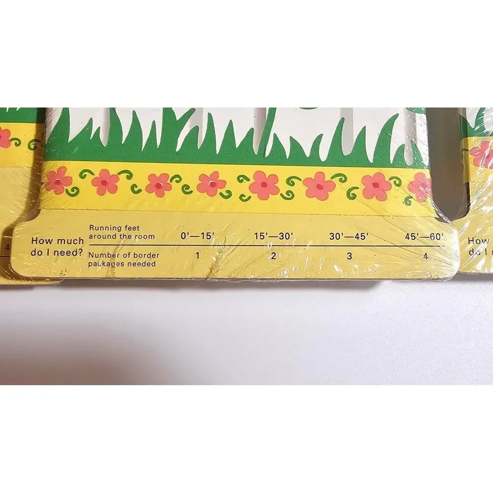 Target Restore 2001 Floral Fence Wallpaper Border 3 packs